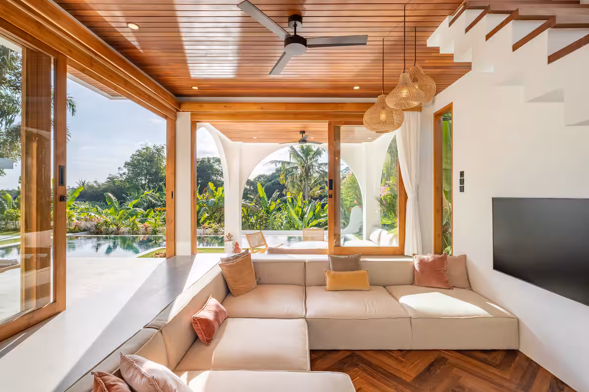 Living room 1 at Villa Vayu